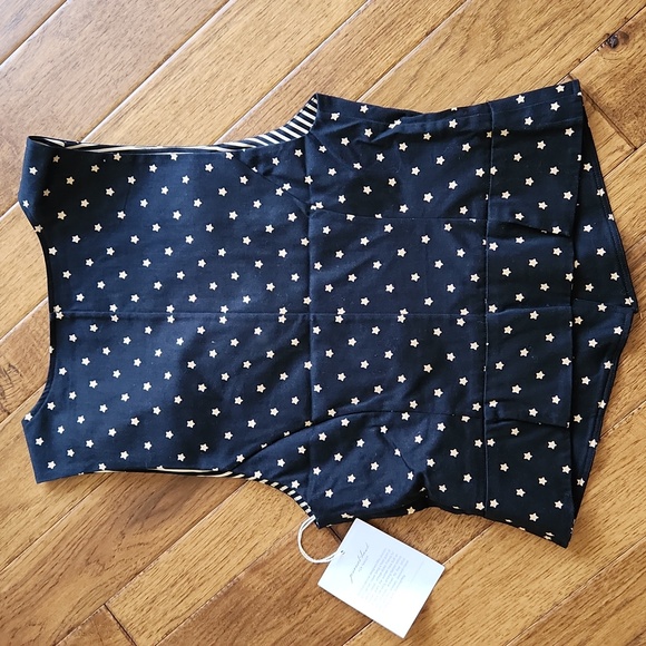 Jovovich Hawk For Target Women's Black Star Patterned Vest New - Picture 3 of 5